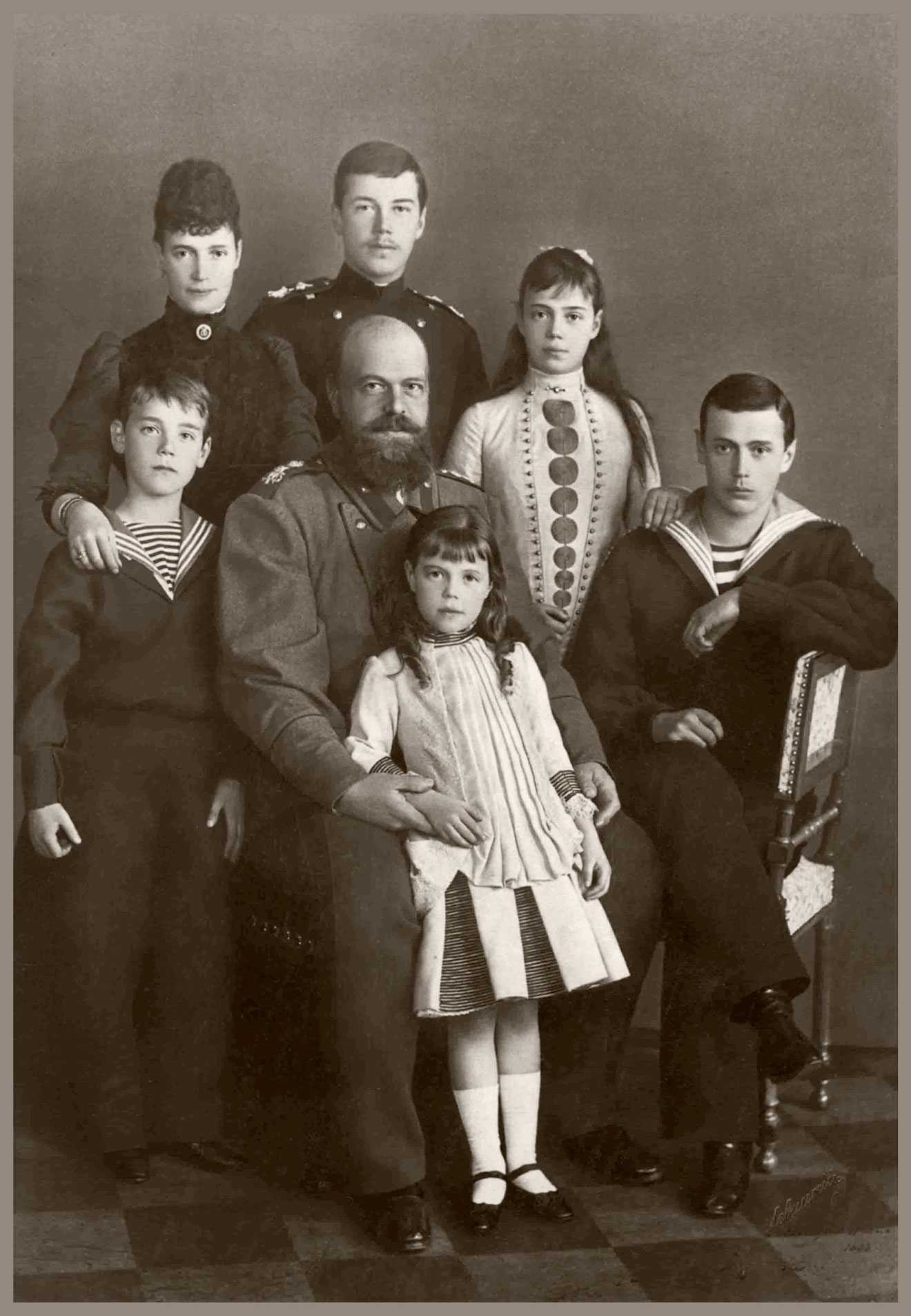 Александр III С семьей